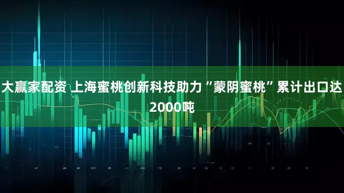 大赢家配资 上海蜜桃创新科技助力“蒙阴蜜桃”累计出口达2000吨