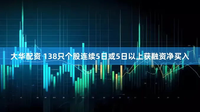 大华配资 138只个股连续5日或5日以上获融资净买入
